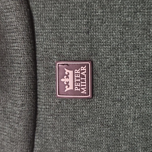 Peter Millar Men's Green Half-Zip warm‎ sweater - Picture 5 of 5